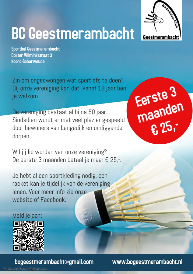Flyer nieuw lid 2023